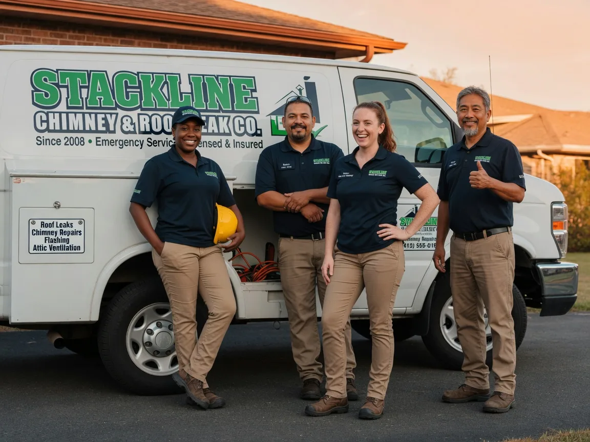 Chimney flashing repair company in Deltaville, VA